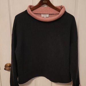 & Other Stories Designer Women's Navy Mock- Neck Sweater - Size L🌟